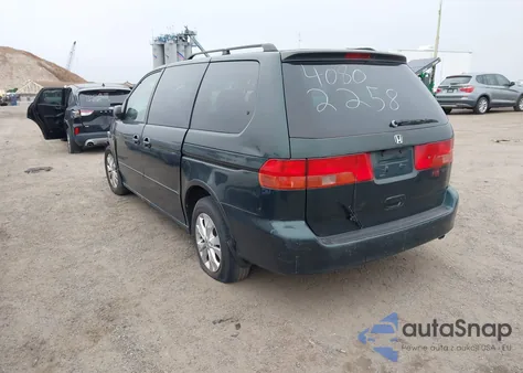 2001 Honda Odyssey Ex from USA, damaged, VIN 2HKRL18641H619881